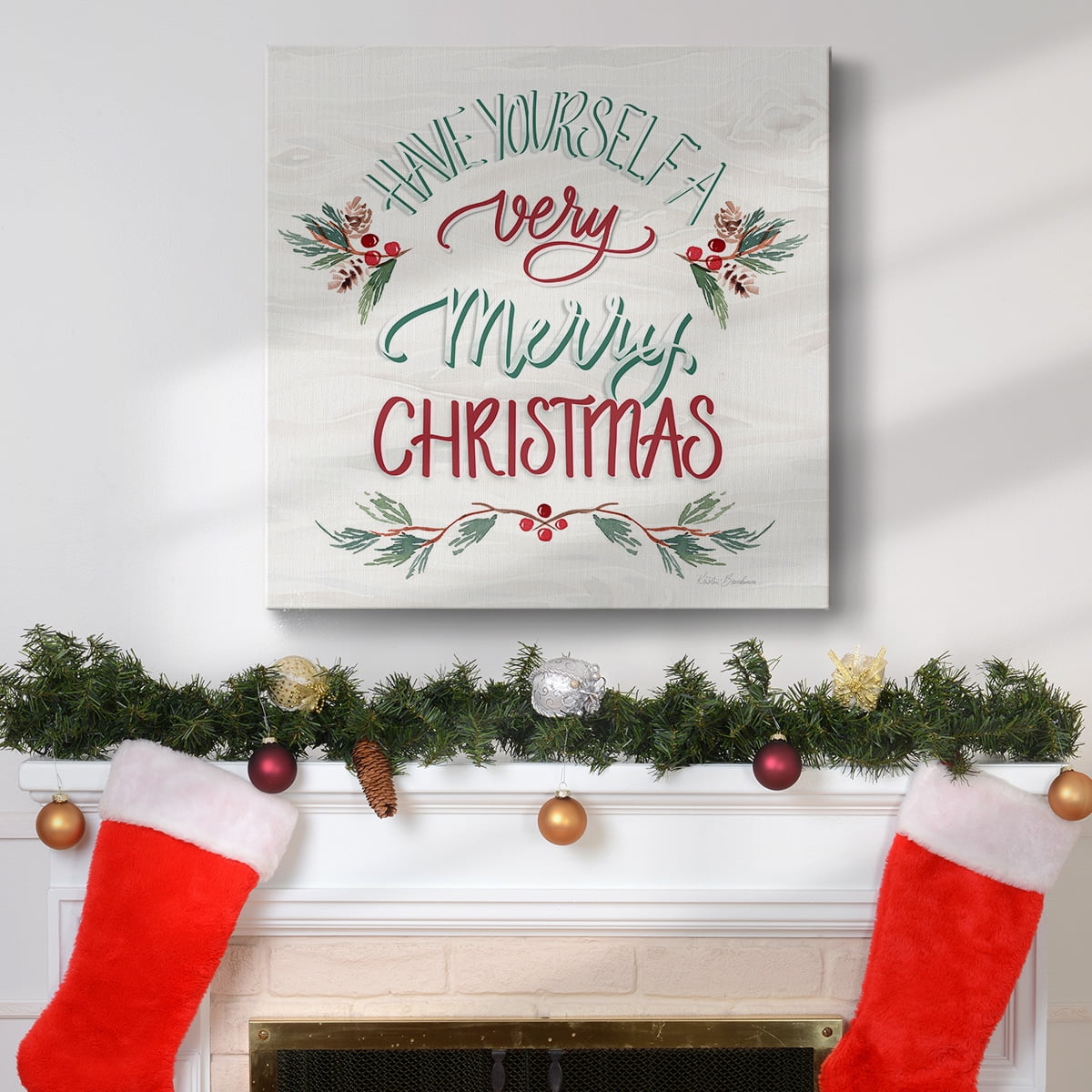 Very Merry- Gallery Wrapped Canvas