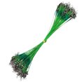 thumbnail image 2 of 20pcs Anti-bite Fishing Line Steel Wire with Swivel 1 4 3 Core Fishing Connecting Wire 20cm, 2 of 9