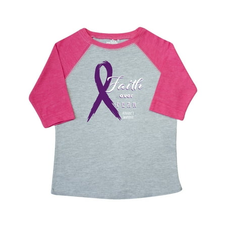 

Inktastic Faith Over Fear Alzheimer s Awareness Gift Toddler Boy or Toddler Girl T-Shirt