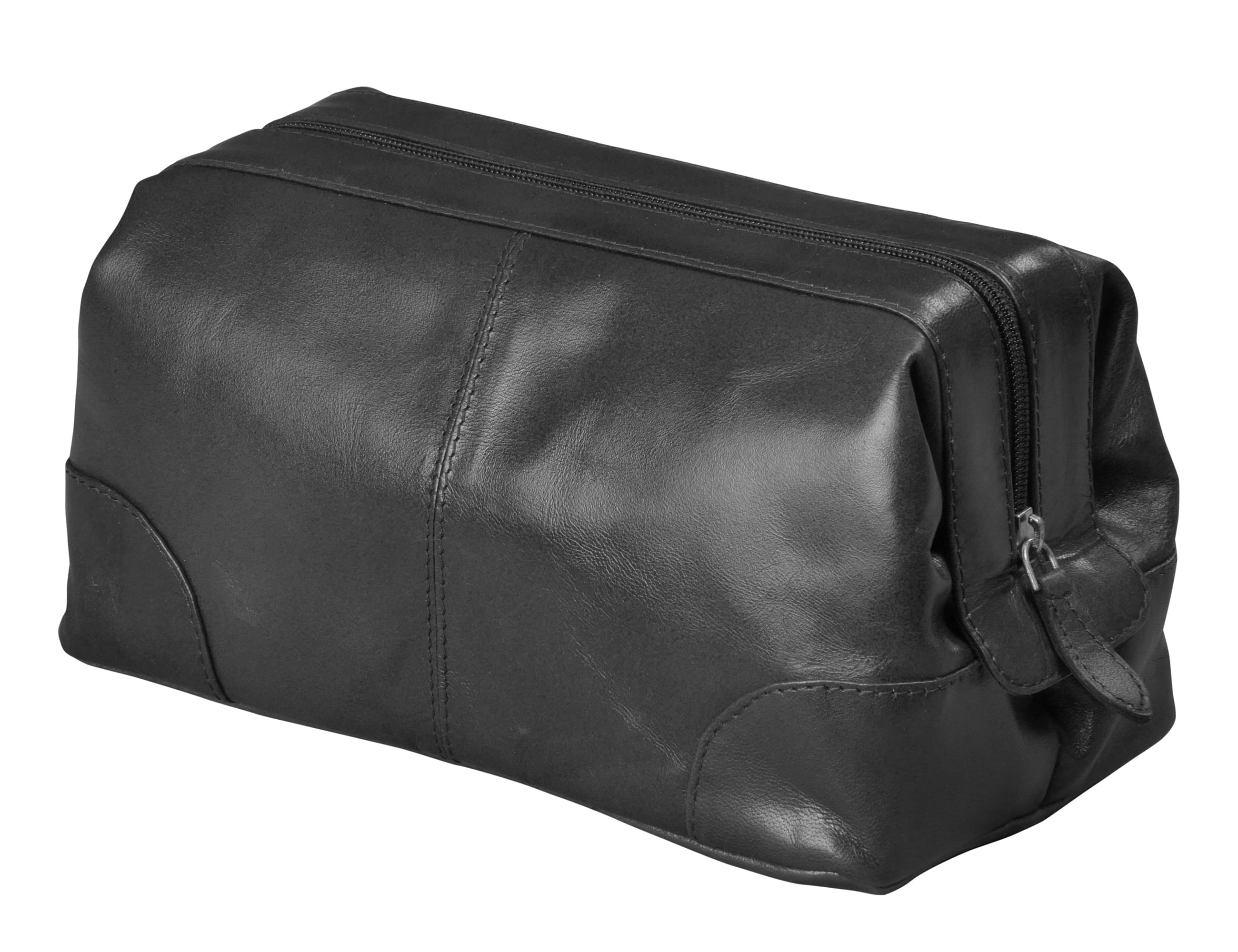 Mens Toiletry Bag Dopp Kit by Bayfeild Bags- Small Efficient Minimalist Shave Kit Bag Keeps ...
