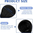thumbnail image 2 of BlinkLLX 2 Pieces Foldable Ear Warmers Adjustable Knitted Earmuffs with Fuzzy Fleece Lining Unisex Furry Winter Earmuffs, 2 of 14