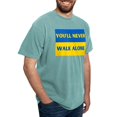thumbnail image 4 of CafePress - You'Ll Never Walk Alone Pro Ukraine T Shirt - Mens Comfort Colors Shirt, 4 of 5