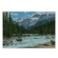 thumbnail image 3 of Landscape Cutting Board, Photo of Limestone Creek in the Alberta Cold Winter Time Adventure Image Print, Decorative Tempered Glass Cutting and Serving Board, Small Size, Multicolor, by Ambesonne, 3 of 5