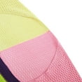 thumbnail image 3 of Women Crochet Knit Crop Tops Long Sleeve Color Block Fit T-Shirts, 3 of 6