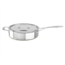 KitchenAid Professional Stainless Steel Seven-Ply 5.0-Quart Low Saute Pan with Lid