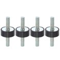thumbnail image 1 of Unique Bargains 4pcs M6 Car Anti Vibration Rubber Isolator Damper 20x8mm Rubber Bobbin Mount Shock Absorb Mounts, 1 of 6