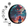 thumbnail image 6 of Lsque Mario Pattern Tire Covers - Tough Tire Wheel Protector for Truck, SUV, Trailer, Camper, RV - 14 inch, 6 of 7