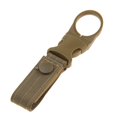 thumbnail image 1 of Soporte para botella de agua Hebilla Gancho Correa de nailon Cola Molle bronceado, 1 of 7