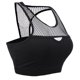 thumbnail image 2 of Mujer Yoga Fitness Stretch Entrenamiento Camiseta sin mangas Costuras de malla Sujetador deportivo acolchado (S), 2 of 8