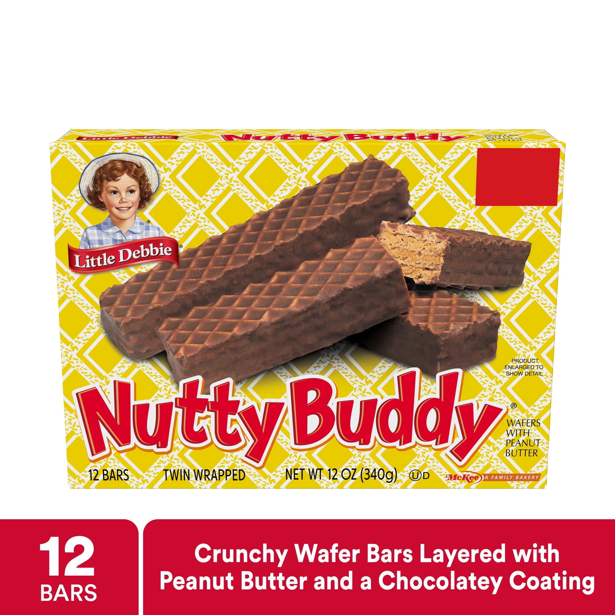 Snack Cakes, Little Debbie Family Pack NUTTY BUDDY® wafers