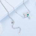 thumbnail image 5 of Hummingbird Silhouette Necklace - 925 Silver Adjustable Chain Delicate Pendant Jewelry for Women, 5 of 8