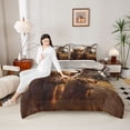 thumbnail image 4 of Homewish Animal Highland Cow 3 Pieces Queen Comforter Set for Boys Girls,Retro Lodge Cabin Windmill Ultra Soft Bedding Sets,Western Vintage Aesthetic Bedding Comforter Set Breathable, 4 of 8