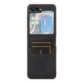 thumbnail image 3 of SaniMore Compatible with Samsung Galaxy Z Flip 5 Case 6.7-inch, Luxury PU Leather Wallet Protective Cover with Card Slots Slim Pocket Folding Cover for Galaxy Z Flip 5 5G, Black, 3 of 6