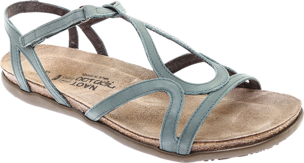 Women's Naot Dorith Sandal Sea Green Leather 38 M - Walmart.com
