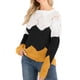 thumbnail image 2 of Gibobby Suéter casual mujer, Suéter de Manga Larga algodón con Cuello Redondo Suéter para Mujer(Amarillo,XG), 2 of 5