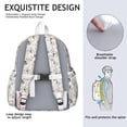 thumbnail image 5 of Cute Golden Retriever Backpack for School,Cute School Bag,Schoolbag with Adjustable Shoulder Straps & Padded Back,13.4"x11"x4.7", 5 of 6