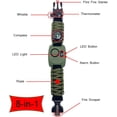 thumbnail image 3 of Pulsera de supervivencia 8 en 1 con alarma personal para muñeca, pulsera de supervivencia de autodefensa, herramienta de supervivencia de seguridad de emergencia con linterna LED SOS, ideal para todos Feliz Sencillez, 3 of 5