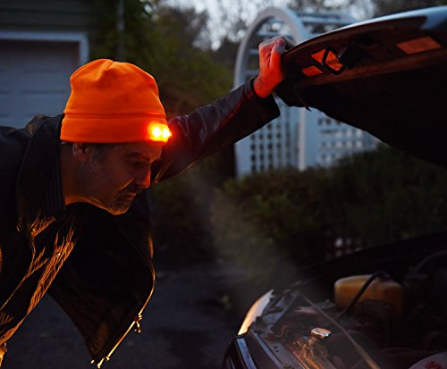 POWERCAP LED Beanie Cap 35/55 Ultra-Bright Hands Free LED Lighted Battery  Powered Headlamp Hat