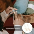 thumbnail image 3 of 1 Pair Socks Knitting Tool Rectangular Shape Maintaining Aid for Knitters and Crocheters, 3 of 9