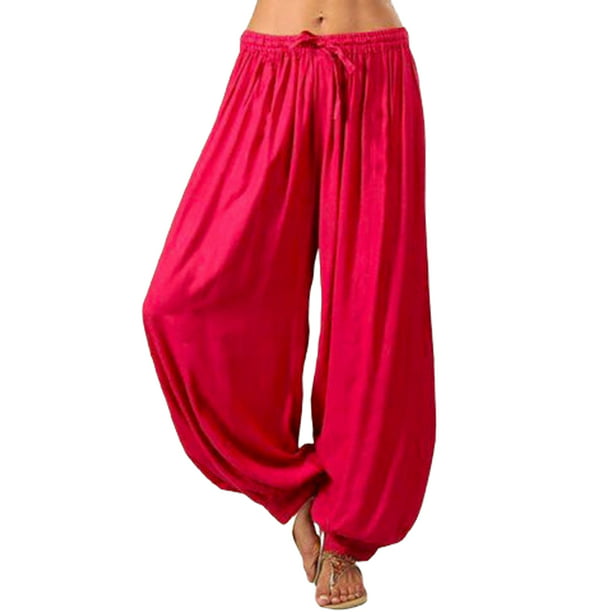 SUNSIOM Men & Women Harem Pants Cotton Baggy Yoga Afghani Genie Indian ...