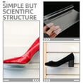 thumbnail image 2 of STRANDCHIC 2Set Wall Shoes Display Shelf Slatwall Shelves Transparent Shoe Rack Minimalist Home, 2 of 8