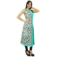 thumbnail image 3 of Bimba Women Straight Cotton Pannel Kurti Sleeveless Printed Kurta, 3 of 6