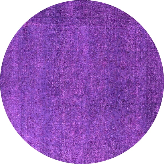 Ahgly Company Indoor Round Persian Pink Bohemian Area Rugs, 8' Round