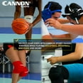 thumbnail image 3 of Cannon Sports Pro Volleyball Knee Pads – Thick Padded Sponge for Extra Support – Breathable Anti-slip Collision Avoidance Knee Pads – Volleyball, Basketball, Wrestling, Working & More (Blue, Large), 3 of 6