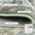 thumbnail image 5 of Wondo 4x6 Area Rug Printed Washable Rugs for Living Room Non-Slip Floor Carpet Soft Boho Vintage Rug Low Pile Water Repellent for Bedroom,Entryway,Kitchen,Indoor, Green, 5 of 8