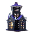 thumbnail image 4 of deevoka Halloween Haunted House DIY Kit Wood Castle for Bookshelf Living Room Indoor, 4 of 9