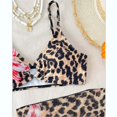 thumbnail image 4 of JFOPQVSM Girls Comfortable Breathable Skin Friendly Swimsuit Fashionable Printed Three Piece Split Swimsuit Set, 4 of 5