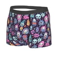 thumbnail image 2 of Balery Funny colorful skull ghost Men's Boxer Briefs, Soft and Breathable Cotton Underwear with nylon Waistband-XX-Large, 2 of 9