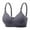 Gray, variant on aidice Womens Bras No Underwire Support Adjustable Strap Breathable Comfy V Neck Backless Everyday Bras