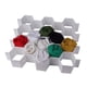 thumbnail image 4 of Organizador de cajones con 18 compartimentos en forma de panal para calcetines, ideal para organizarlos. blanco, 4 of 6