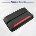 thumbnail image 6 of 2pcs Car Seat Gap Filler Multiple Pockets Car Seat Organizer Console Side Pocket Storage Box Black Red, 6 of 6