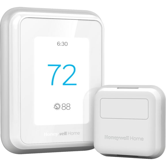 Honeywell Home T9 Smart Programmable Touch-Screen Wi-Fi Thermostat with Smart Room Sensor, White
