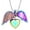 Rainbow, variant on Cremation Jewelry for Ashes Angel Wing Heart Urn Necklace Pendants Ashes for Women Men Family Memorial Keepsake Pendant Angel Wing with Charm Heart for Loved Ones for Human