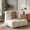Beige, variant on ANPOO Chenille Bean Bag Floor Couch, Oversized Memory Foam Lazy Sofa, Plush Textured Floor Lounger for Bedroom, Living Room, Dorm & Game Room