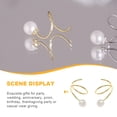 thumbnail image 5 of par de pendientes de perla para mujer, aretes de perla, joyería para mujer, 5 of 5