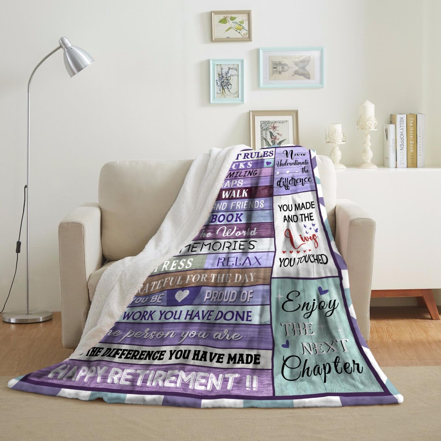Teacher Appreciation Gifts for Women Men, Back to School Teacher Gifts, First Day of School Teacher Gifts from Student, End of Year Teacher Gifts Idea, Best Teacher Blanket 50"x60"