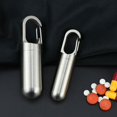 thumbnail image 3 of kurtrusly Mini Pill Box Portable Pill Organizer Tablet Container for Camping Travel Silver L 1 Pc, 3 of 6