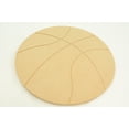 thumbnail image 1 of 6 Pcs, Unpainted Mdf Basketball Cutout 11 " Easy To Paint, 1 of 1