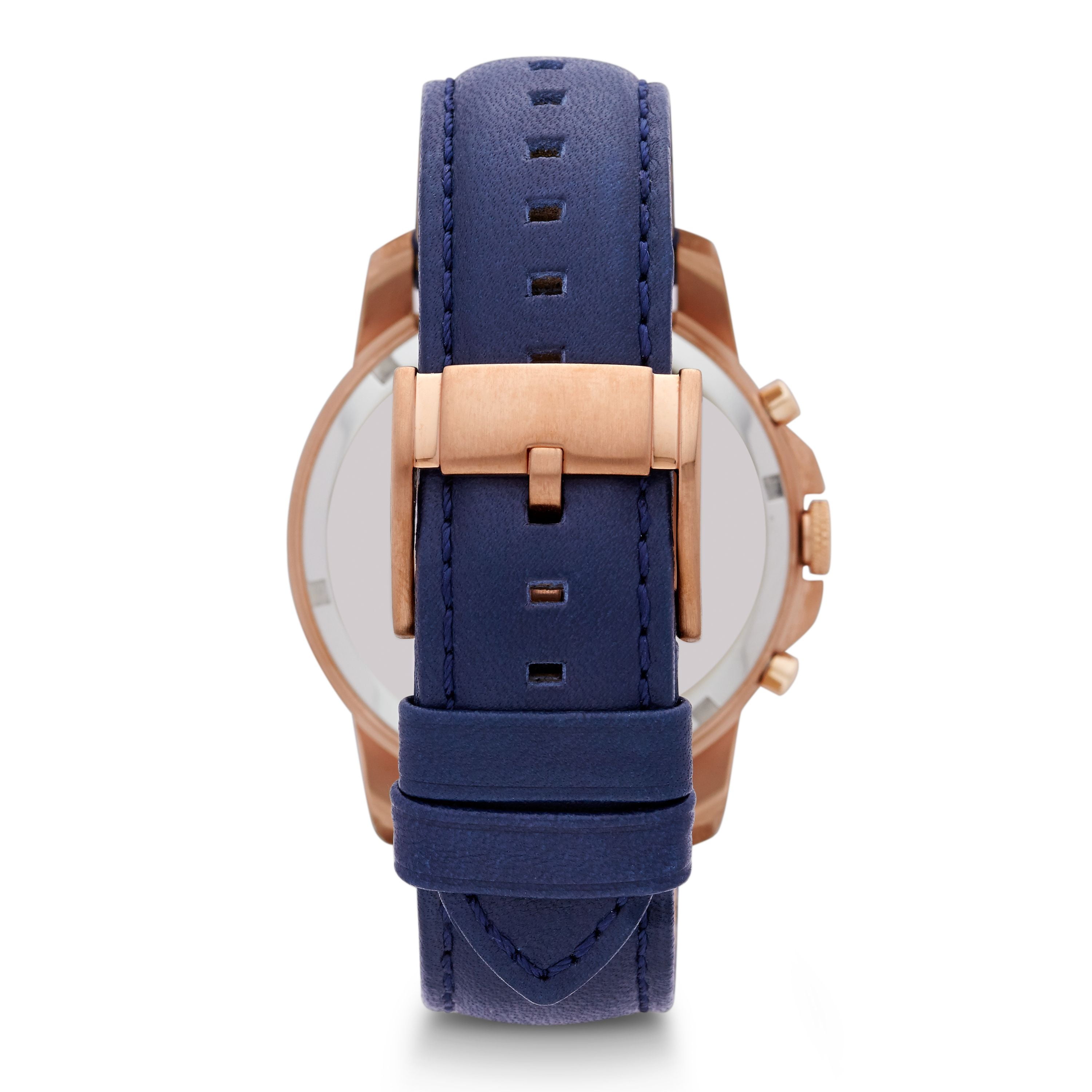Fossil Men's Grant Chronograph, Rose Gold-Tone Stainless Steel