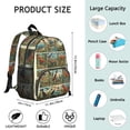 thumbnail image 6 of Cute Dinosaur Pattern Backpack Backpack for School,Cute School Bag,Schoolbag with Adjustable Shoulder Straps & Padded Back,13.8"x11.4"x6", 6 of 6