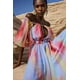 thumbnail image 2 of Vestido Bellabarnetten Zaysha con hombros descubiertos y estampado, 2 of 6