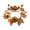 A, variant on 11" Neutral Fall Candle Ring, Fall Candle Rings Maple Leaves Pumpkin Candle Wreaths Candle Holders Small Candlestick Autumn Wreath Rings for Thanksgiving Harvest Halloween Farmhouse Centerpiece, A