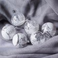 thumbnail image 3 of 6 bolas de Navidad blancas de plástico con forma de copo de nieve, adornos para árbol de Navidad, colgantes para decoración del hogar, fiestas de Navidad, 3 of 5