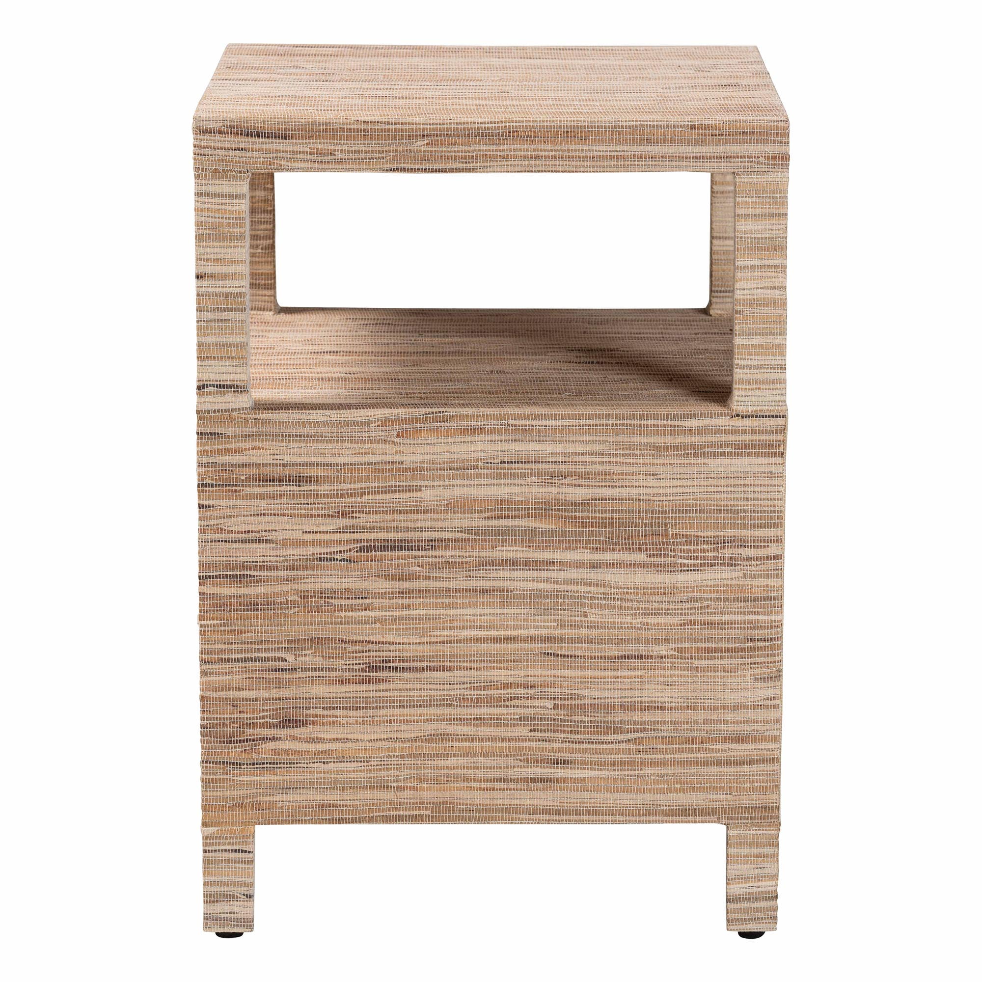 bali & pari Paine Boho Nightstand, 2-Drawer, Natural