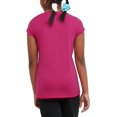 thumbnail image 2 of Hanes Girls Basic Short Sleeve T-Shirts, 2-Pack, Sizes 4-16, 2 of 7