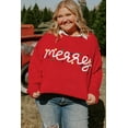 thumbnail image 6 of Redhotype Sparkling Merry Red Plus Size Sweater - Cozy Holiday Style!, 6 of 8